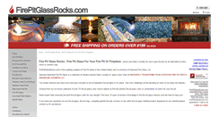 Desktop Screenshot of firepitglassrocks.com