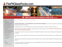 Tablet Screenshot of firepitglassrocks.com